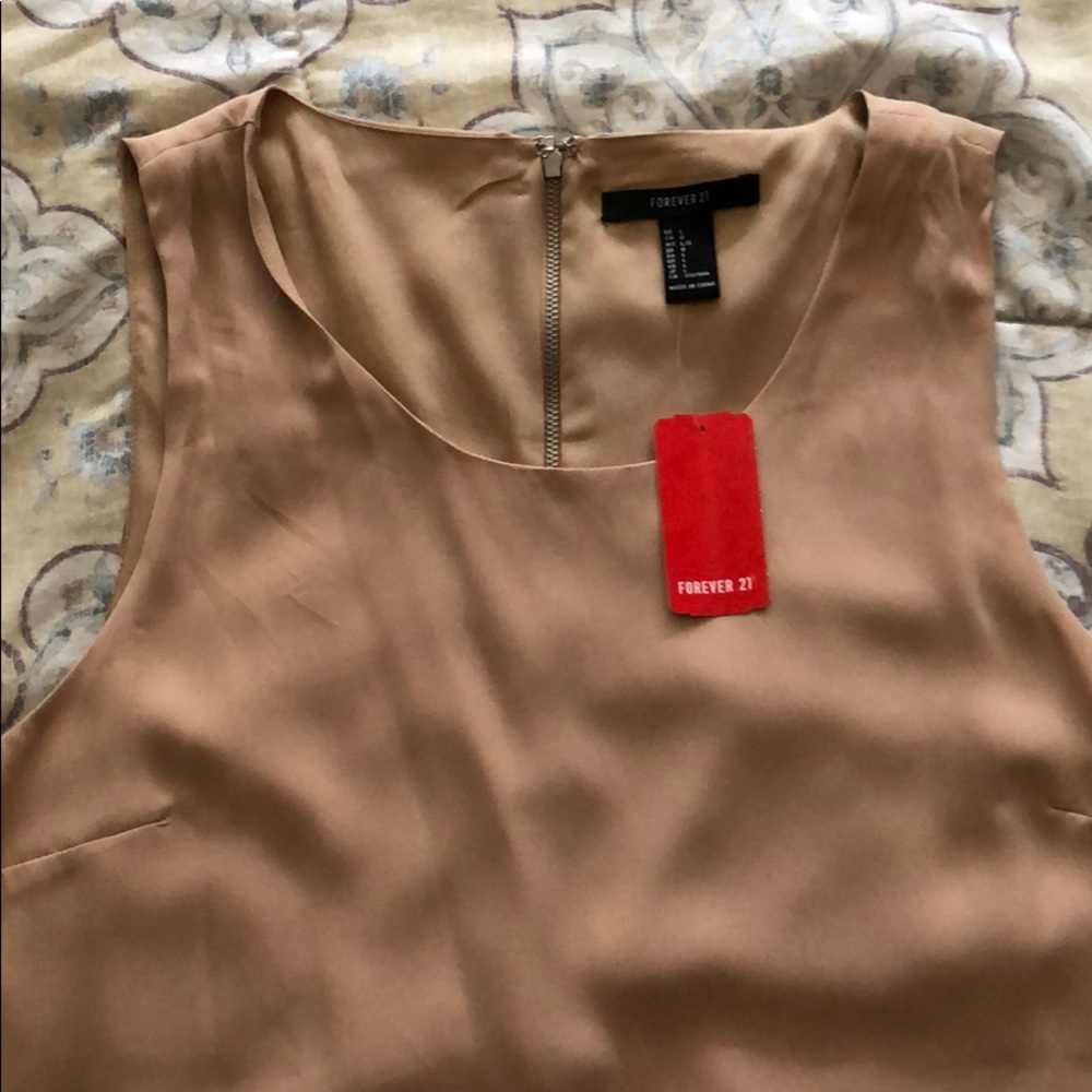 Tan Mini Dress